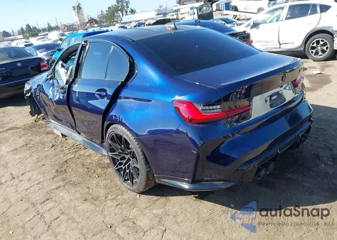 2022 BMW M3 Competition xDrive z USA, uszkodzony, nr VIN WBS43AY00NFM14007